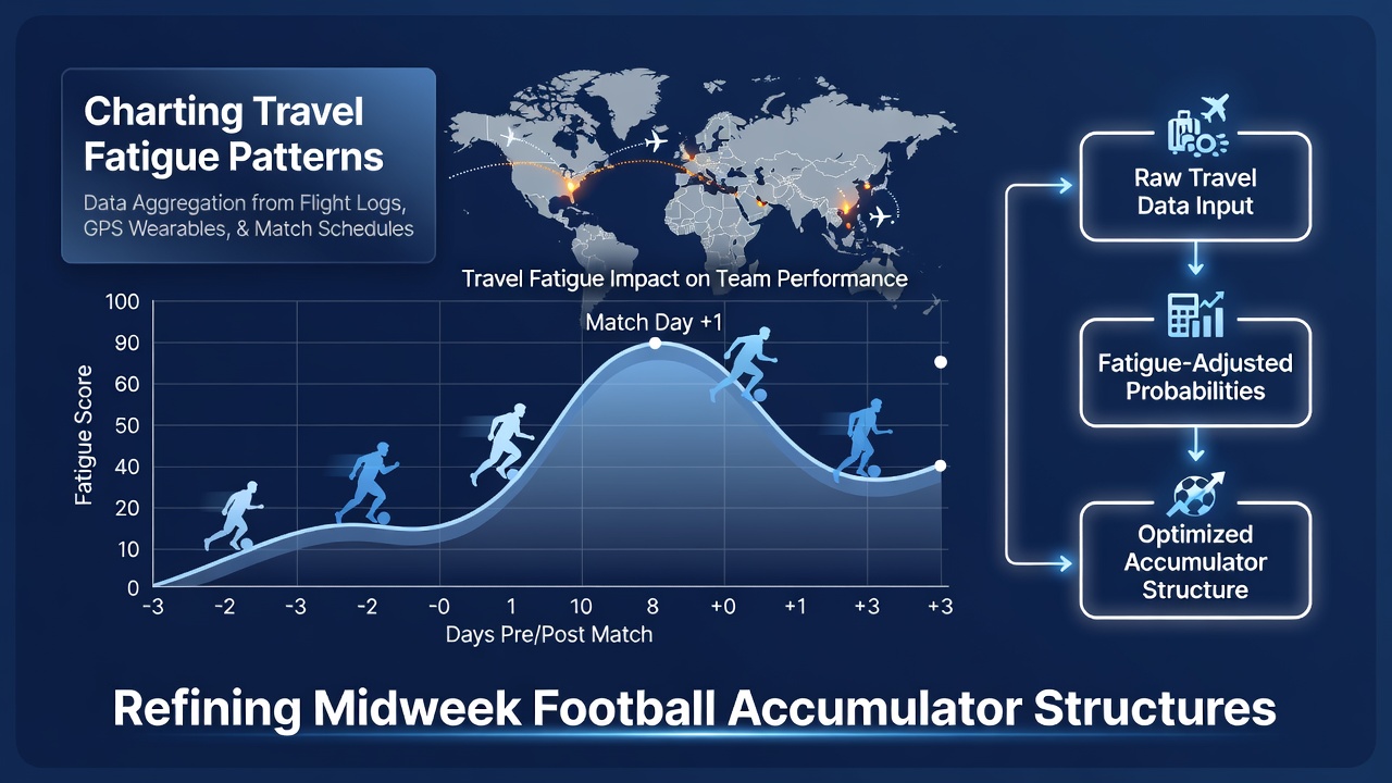 Football players arriving at a stadium after long-distance travel, showing signs of fatigue during midweek fixtures