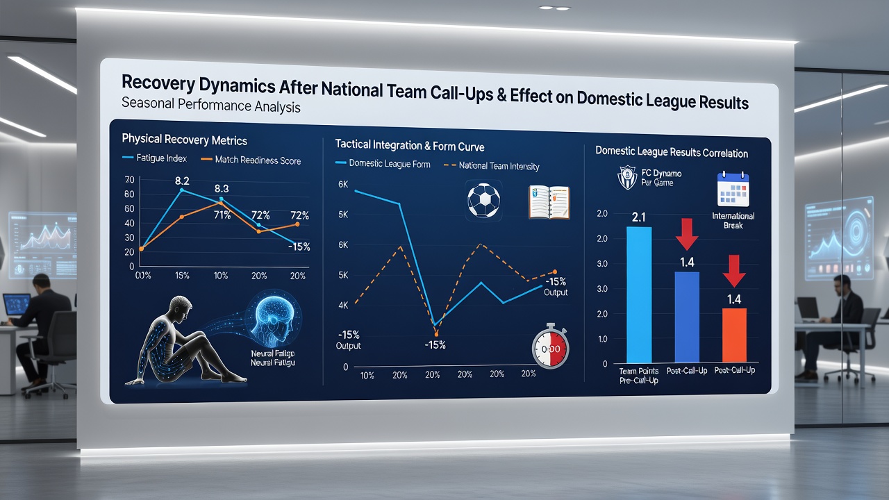 Analysis of club results and player workload data after international breaks