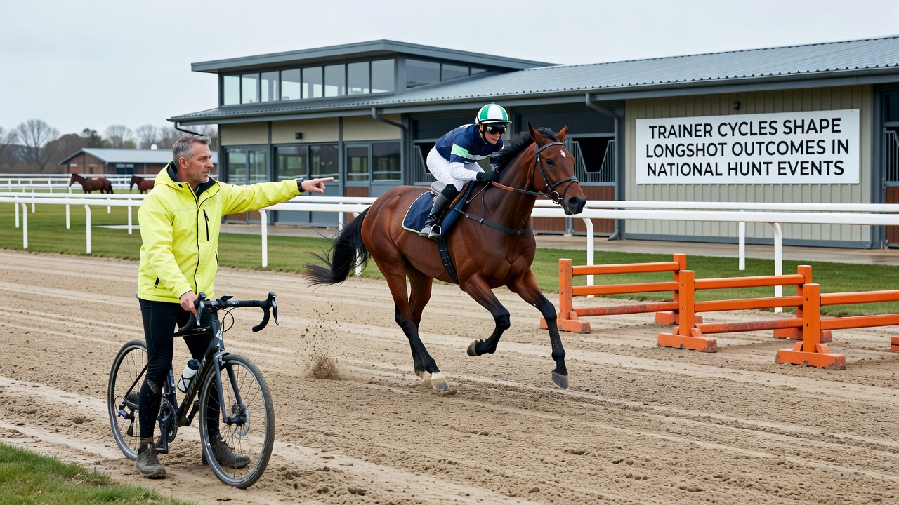 Analysis of trainer performance cycles affecting national hunt longshots